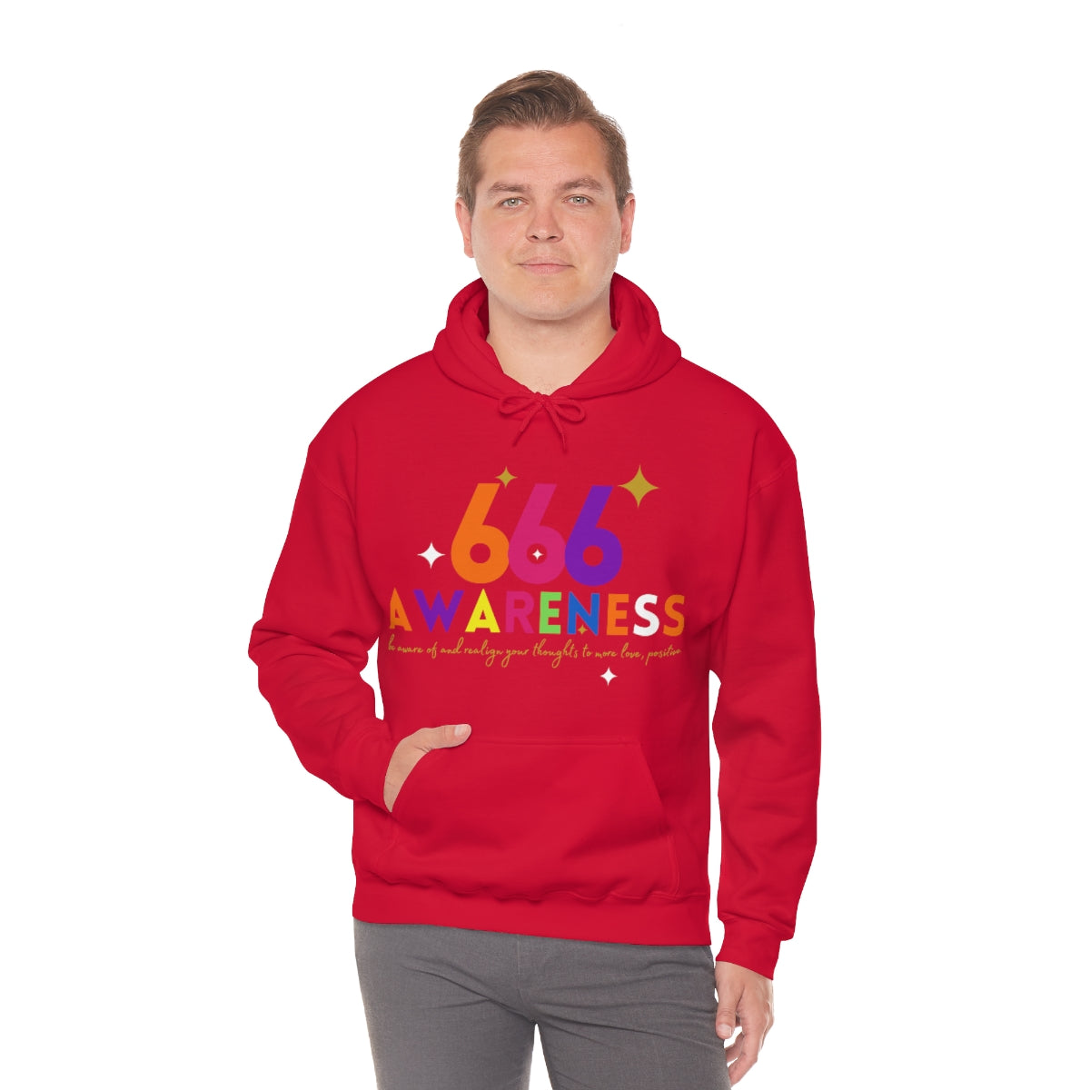 "666" Unisex Heavy Blend™ Hooded Sweatshirt