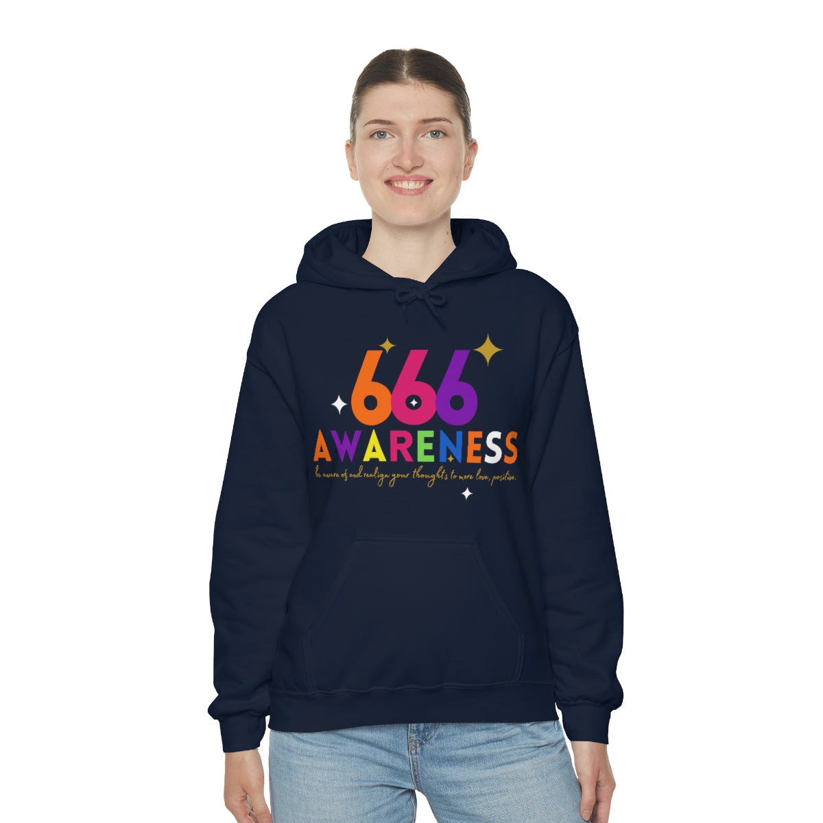 "666" Unisex Heavy Blend™ Hooded Sweatshirt