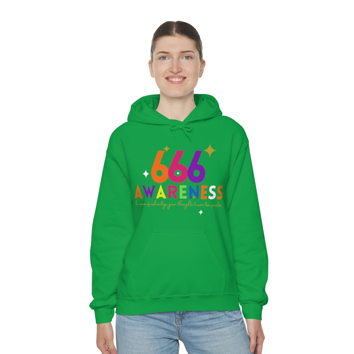 "666" Unisex Heavy Blend™ Hooded Sweatshirt