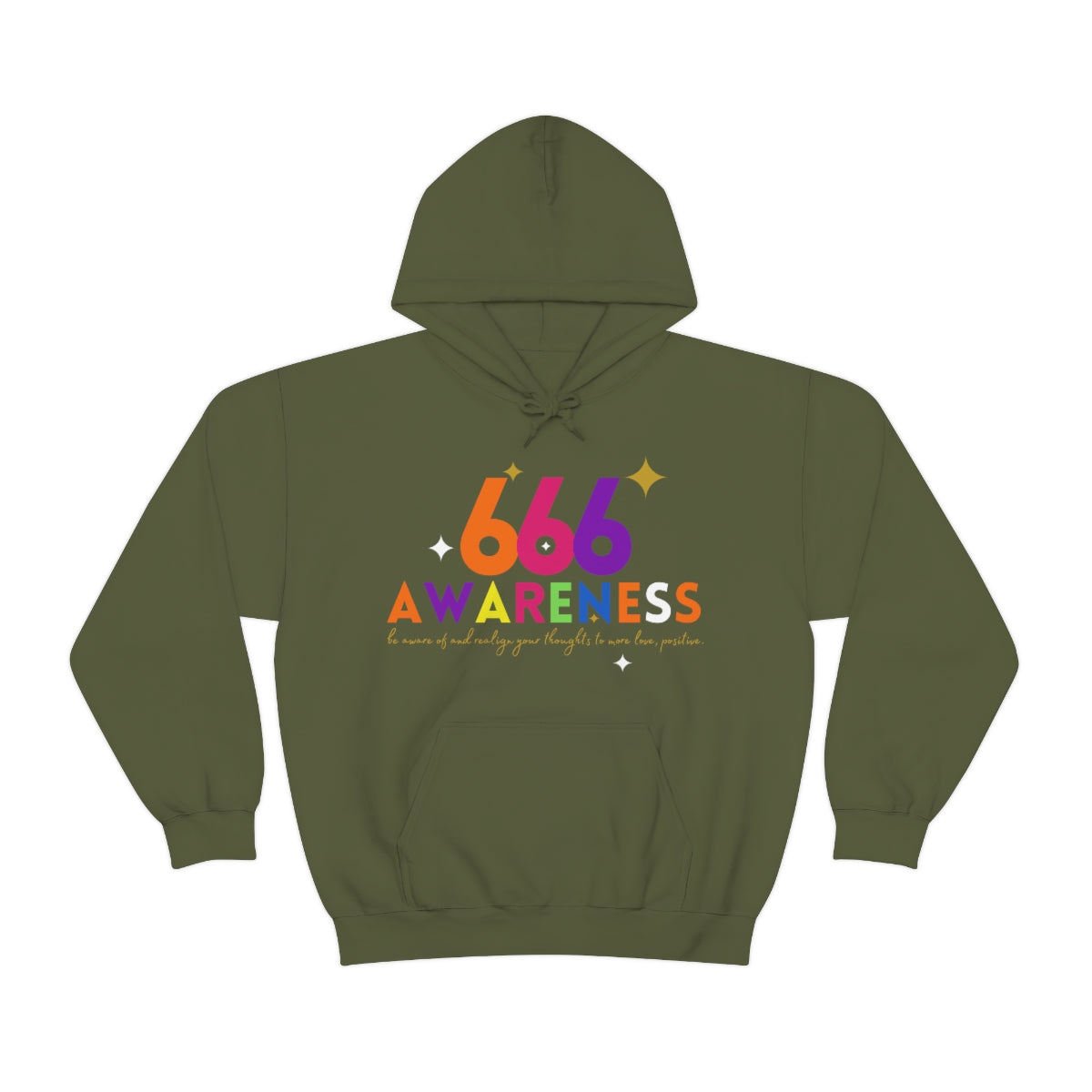 "666" Unisex Heavy Blend™ Hooded Sweatshirt