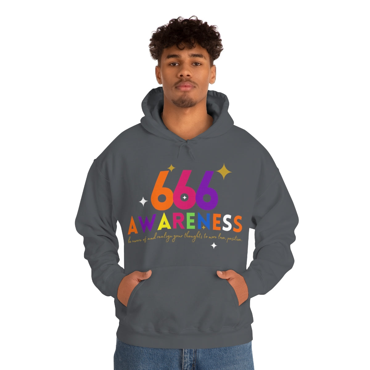 "666" Unisex Heavy Blend™ Hooded Sweatshirt