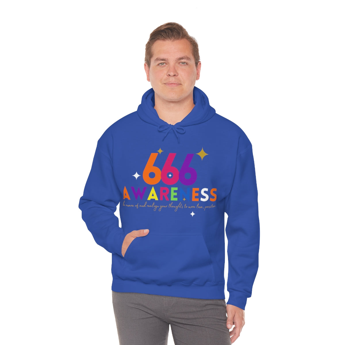 "666" Unisex Heavy Blend™ Hooded Sweatshirt