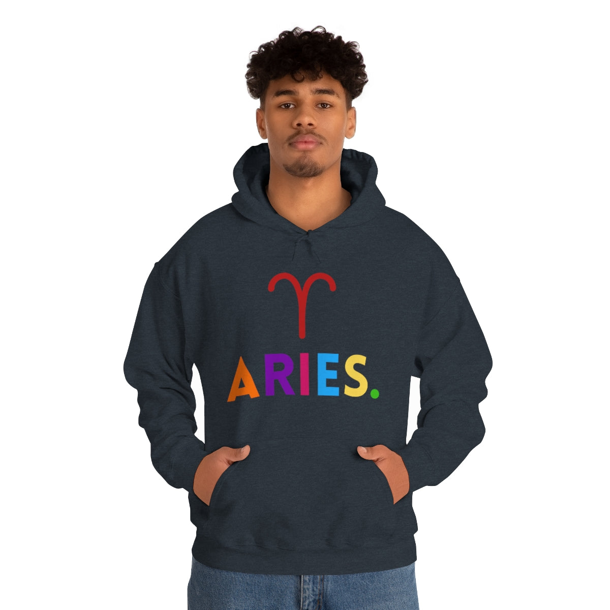 "Aries" Unisex Heavy Blend™ Hooded Sweatshirt