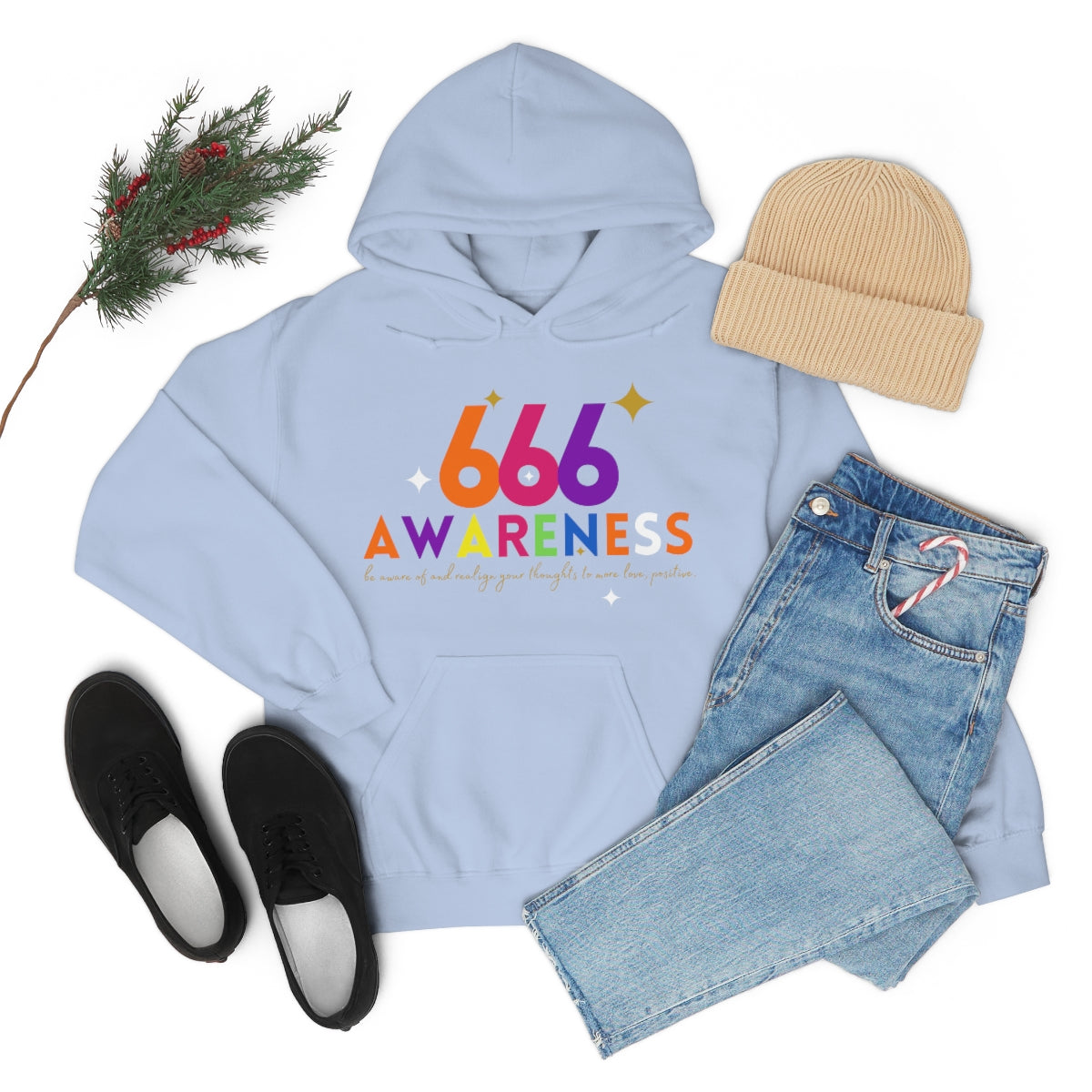 "666" Unisex Heavy Blend™ Hooded Sweatshirt
