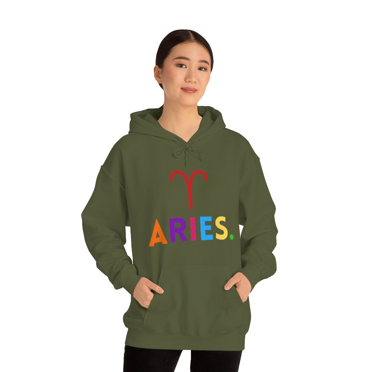 "Aries" Unisex Heavy Blend™ Hooded Sweatshirt