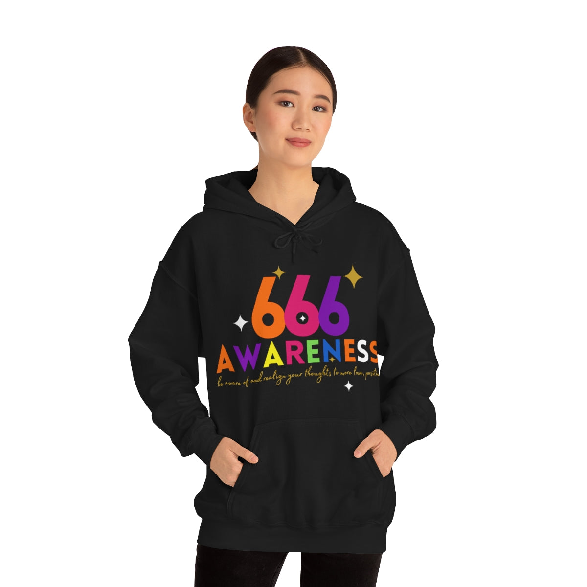 "666" Unisex Heavy Blend™ Hooded Sweatshirt