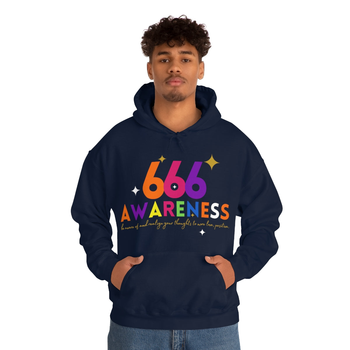 "666" Unisex Heavy Blend™ Hooded Sweatshirt