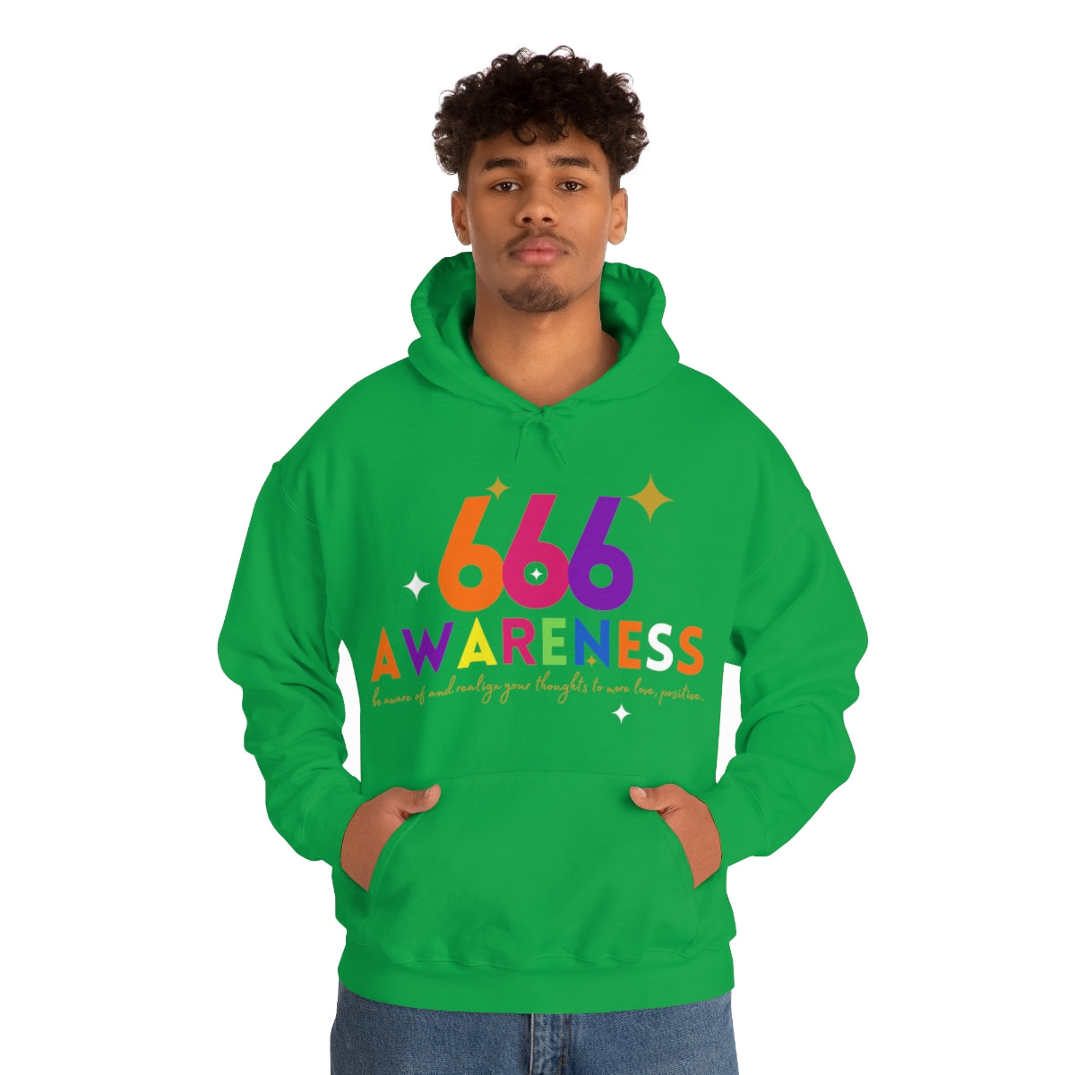 "666" Unisex Heavy Blend™ Hooded Sweatshirt