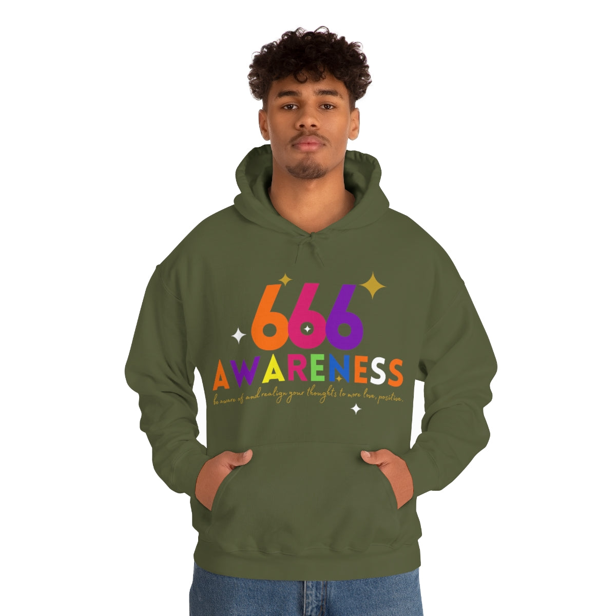 "666" Unisex Heavy Blend™ Hooded Sweatshirt
