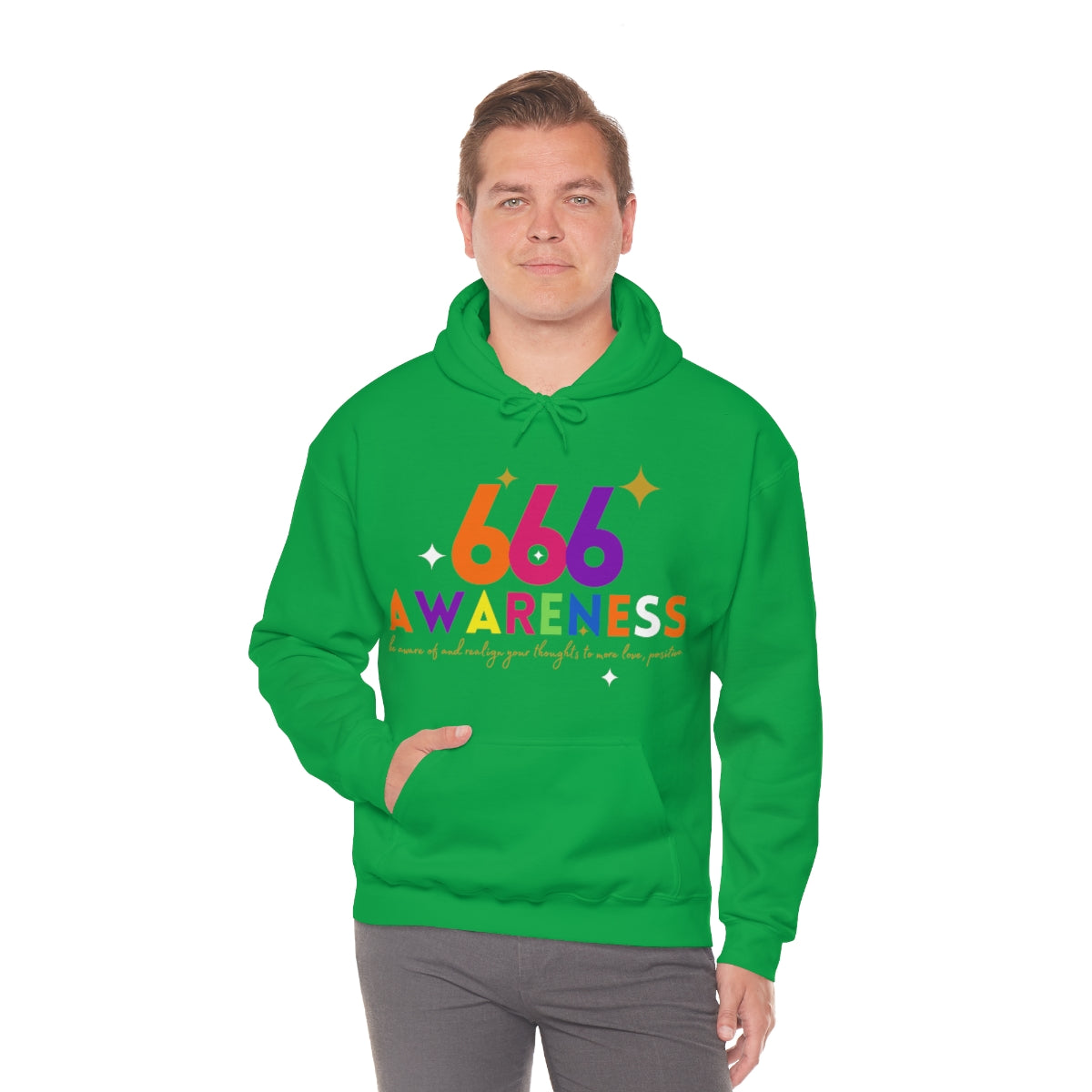 "666" Unisex Heavy Blend™ Hooded Sweatshirt