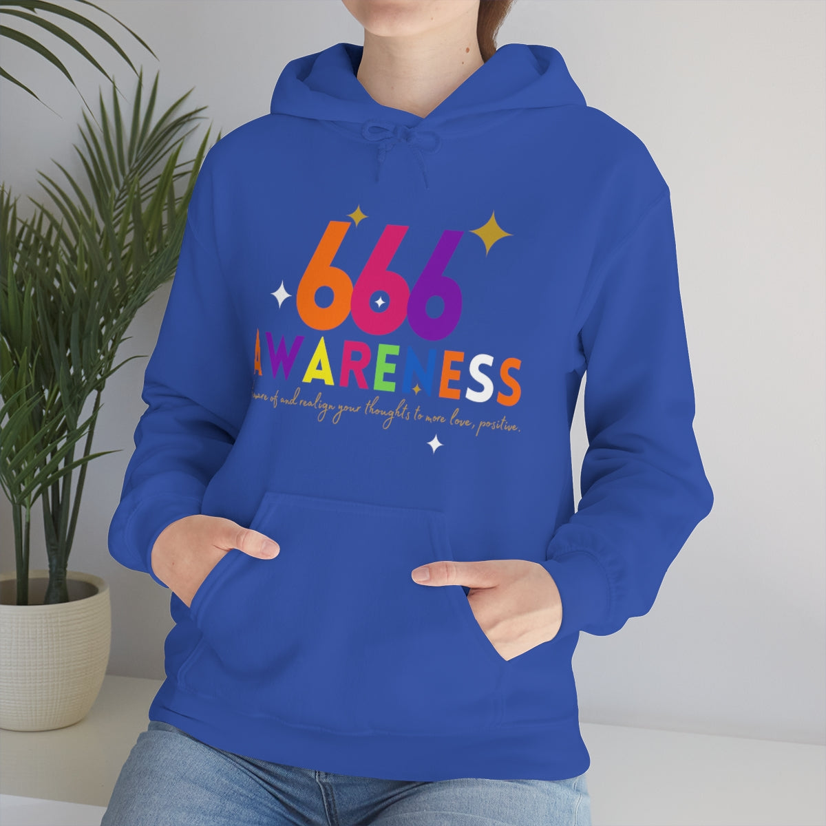 "666" Unisex Heavy Blend™ Hooded Sweatshirt