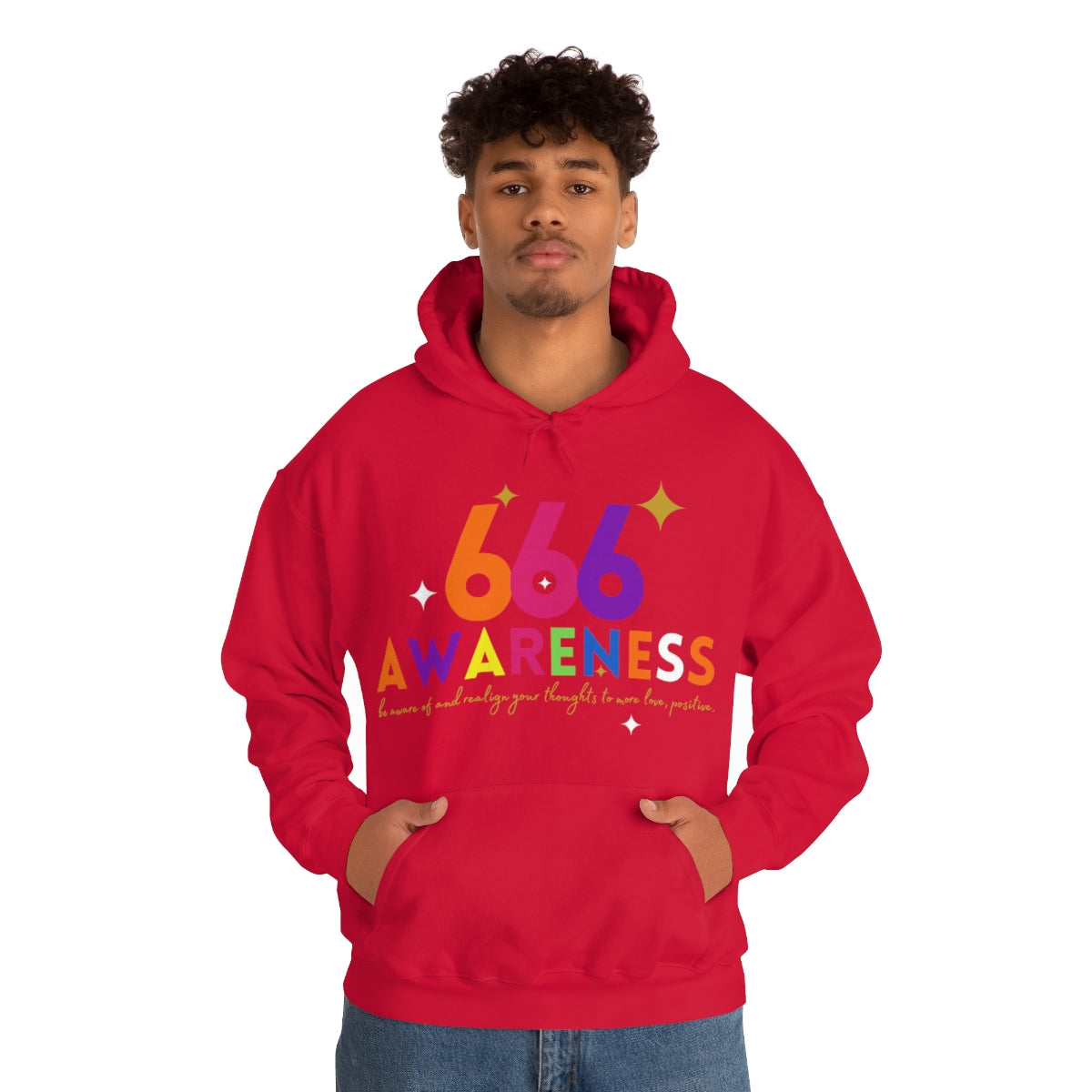 "666" Unisex Heavy Blend™ Hooded Sweatshirt