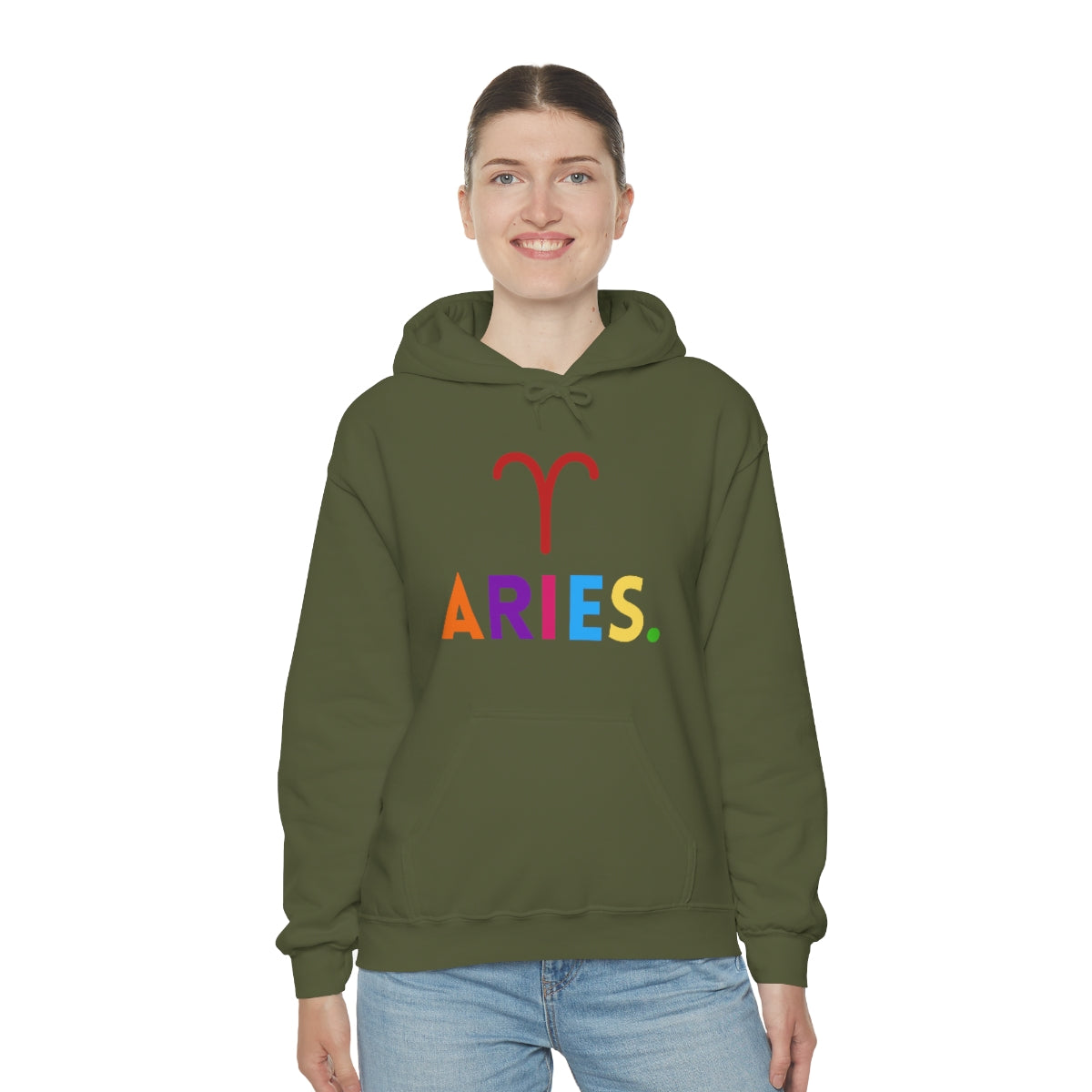 "Aries" Unisex Heavy Blend™ Hooded Sweatshirt
