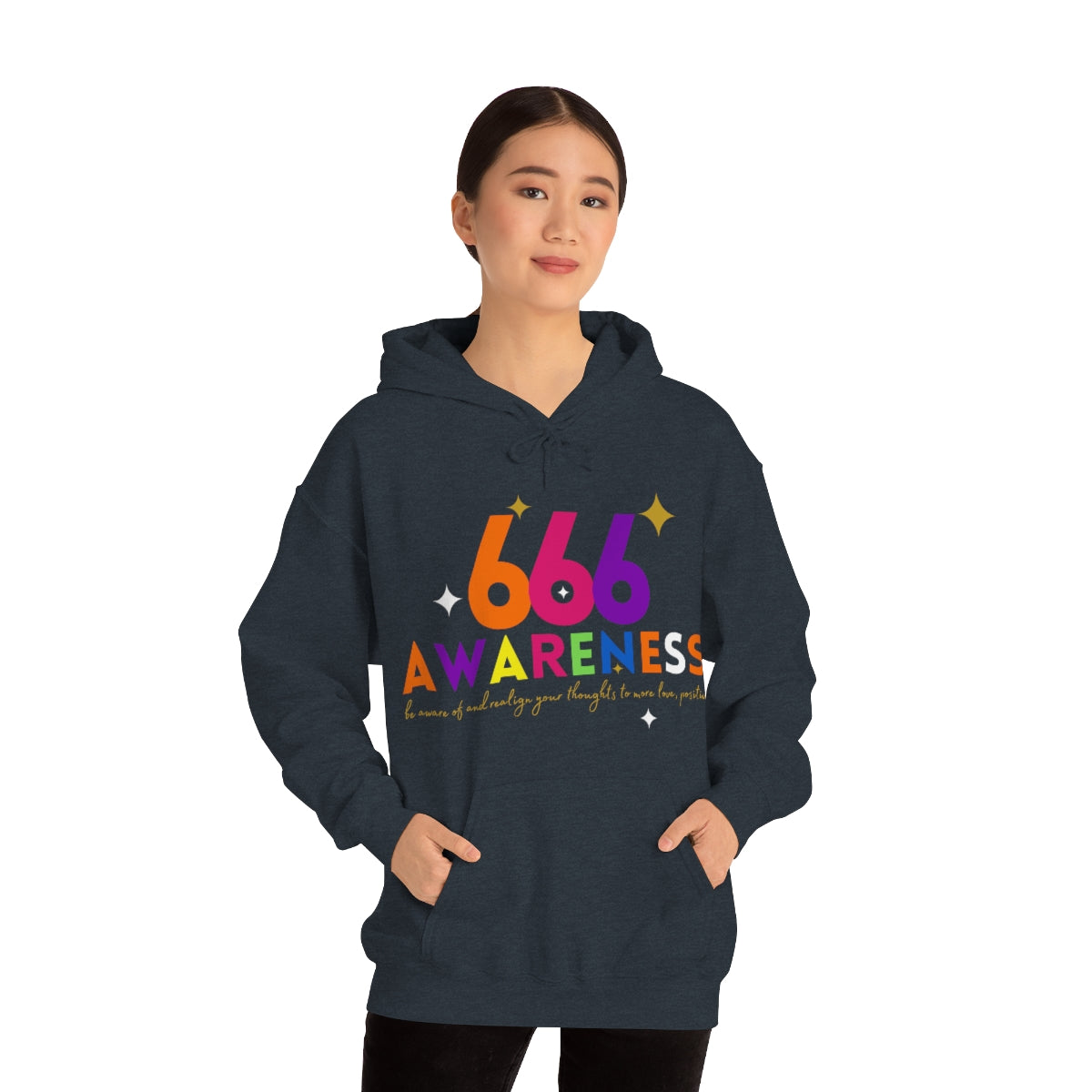 "666" Unisex Heavy Blend™ Hooded Sweatshirt