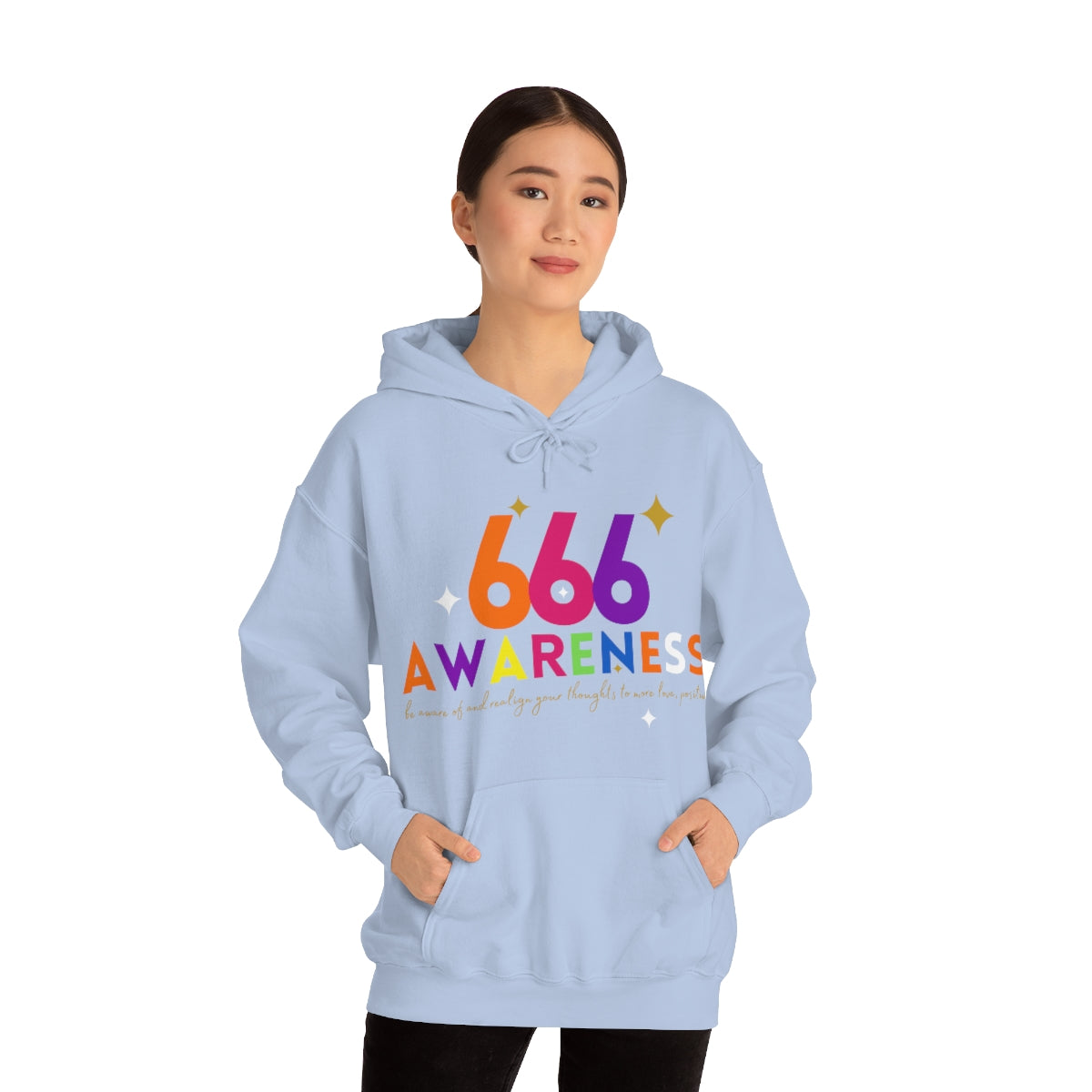 "666" Unisex Heavy Blend™ Hooded Sweatshirt