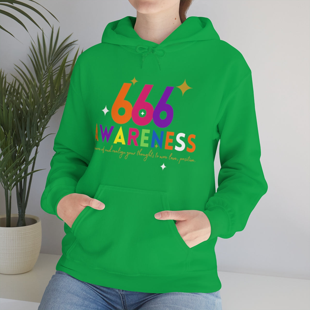 "666" Unisex Heavy Blend™ Hooded Sweatshirt
