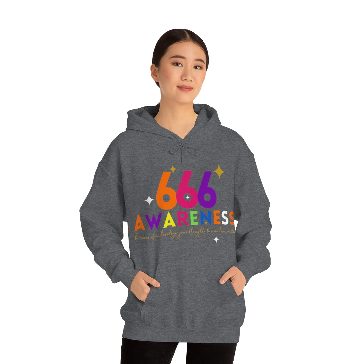 "666" Unisex Heavy Blend™ Hooded Sweatshirt