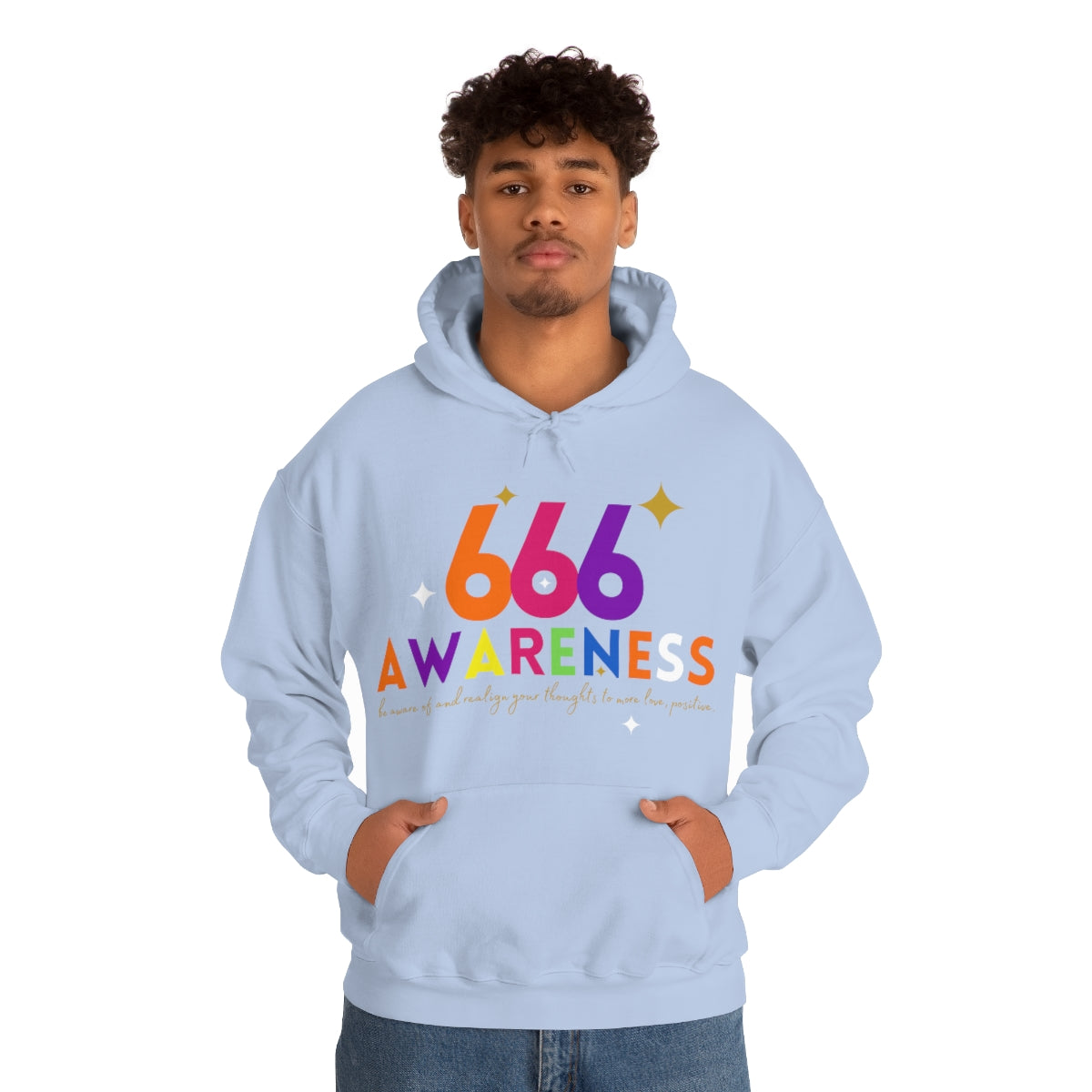 "666" Unisex Heavy Blend™ Hooded Sweatshirt