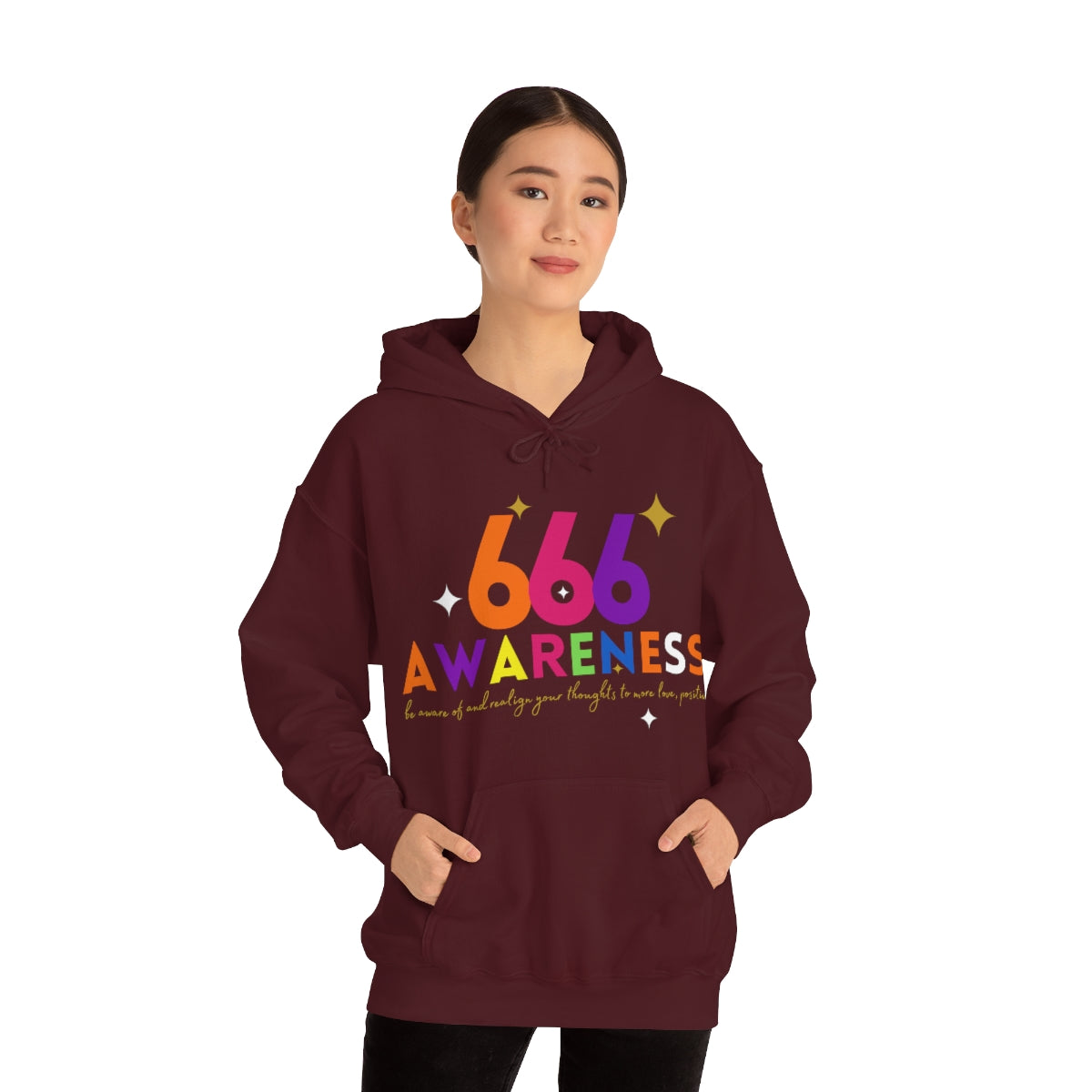 "666" Unisex Heavy Blend™ Hooded Sweatshirt