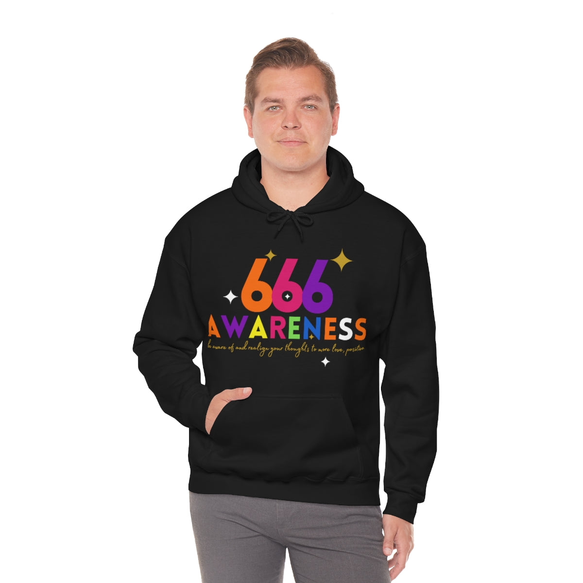 "666" Unisex Heavy Blend™ Hooded Sweatshirt