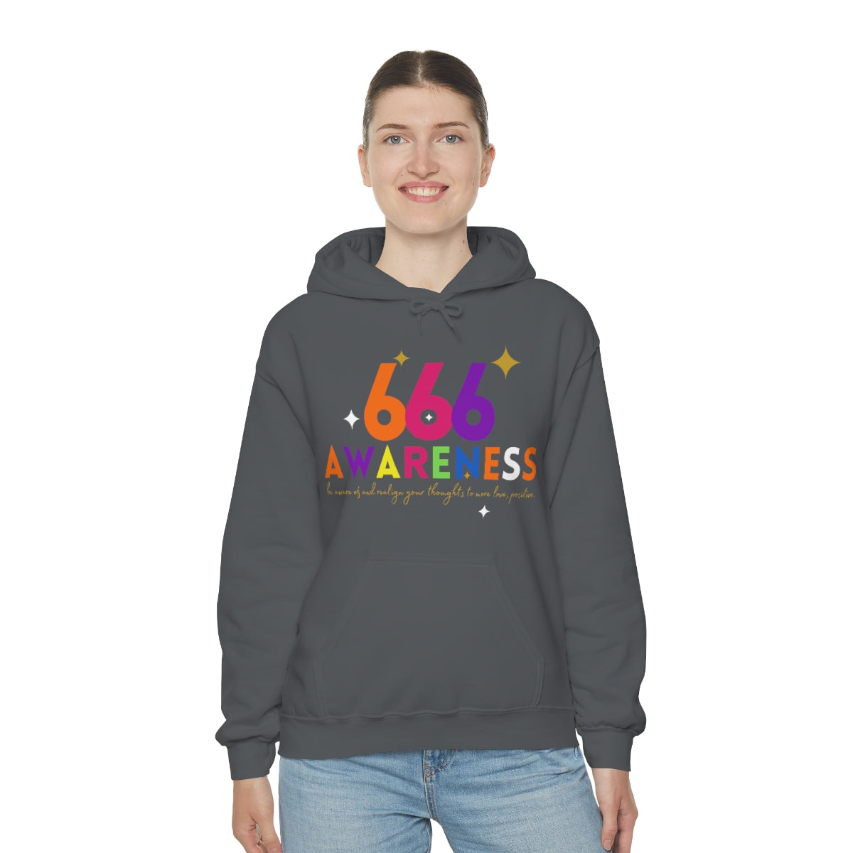 "666" Unisex Heavy Blend™ Hooded Sweatshirt
