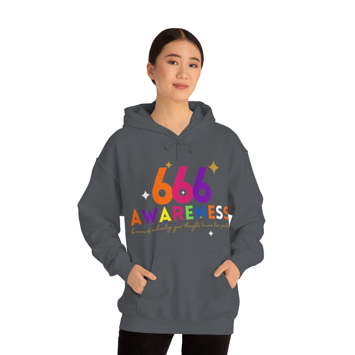 "666" Unisex Heavy Blend™ Hooded Sweatshirt