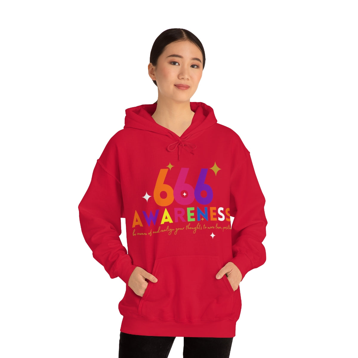 "666" Unisex Heavy Blend™ Hooded Sweatshirt