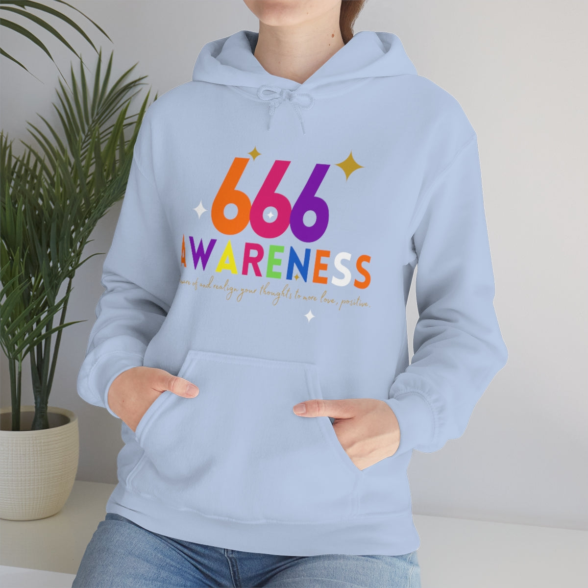 "666" Unisex Heavy Blend™ Hooded Sweatshirt