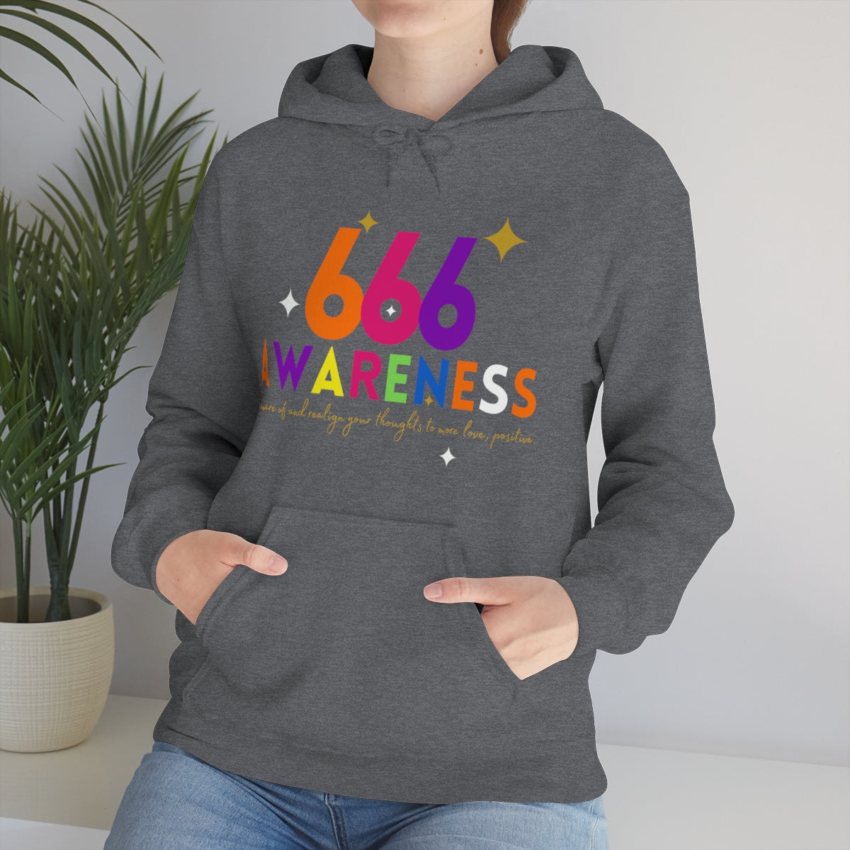 "666" Unisex Heavy Blend™ Hooded Sweatshirt