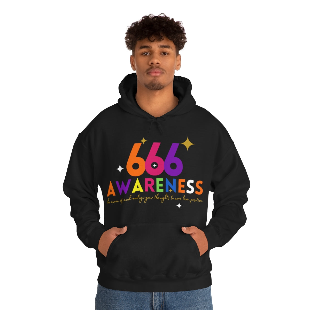 "666" Unisex Heavy Blend™ Hooded Sweatshirt