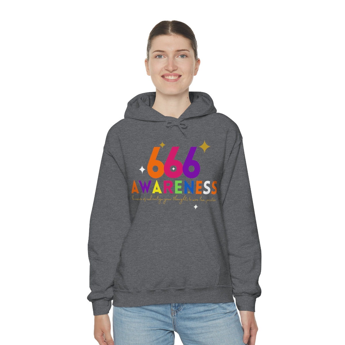 "666" Unisex Heavy Blend™ Hooded Sweatshirt