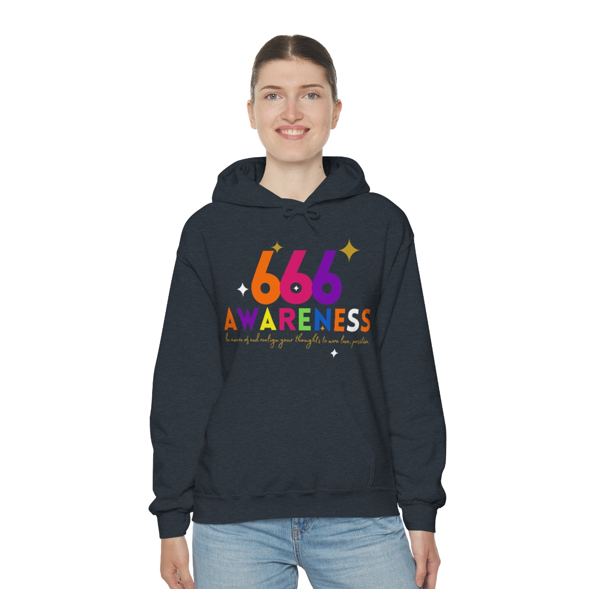 "666" Unisex Heavy Blend™ Hooded Sweatshirt