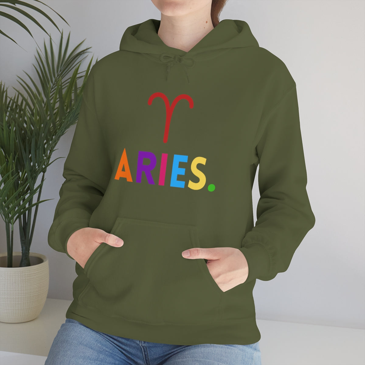"Aries" Unisex Heavy Blend™ Hooded Sweatshirt