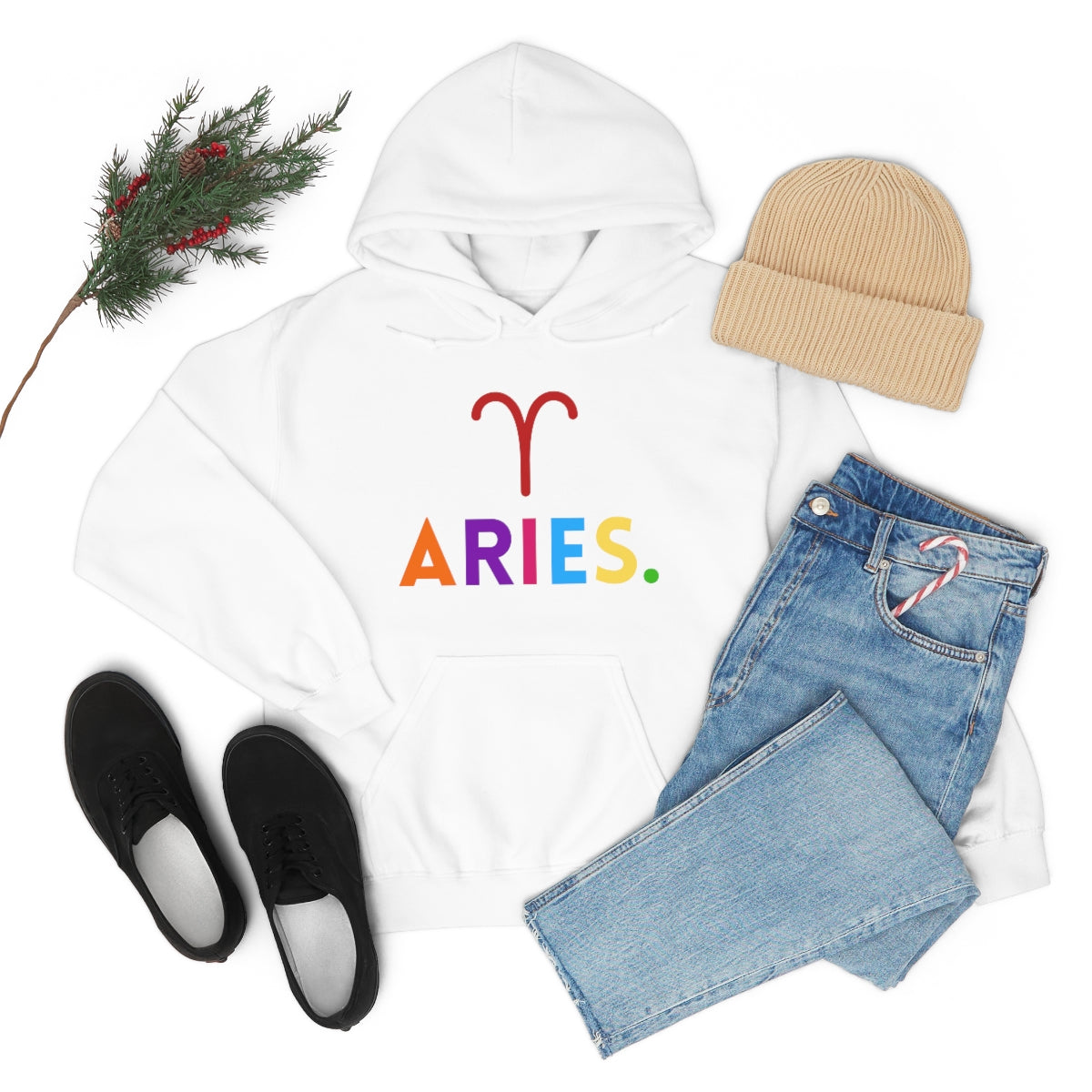 "Aries" Unisex Heavy Blend™ Hooded Sweatshirt