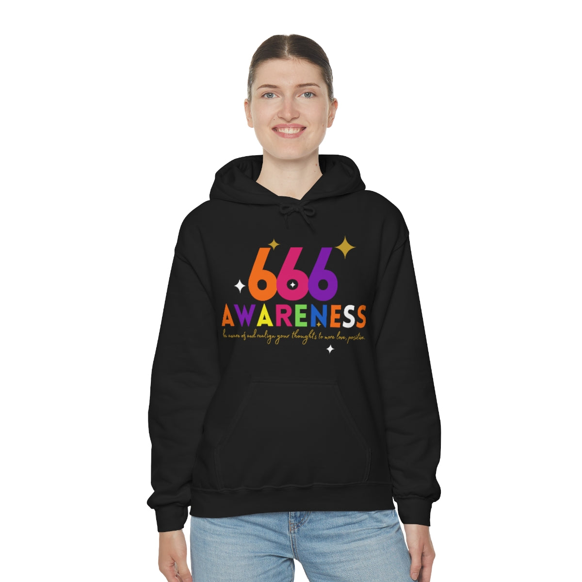 "666" Unisex Heavy Blend™ Hooded Sweatshirt