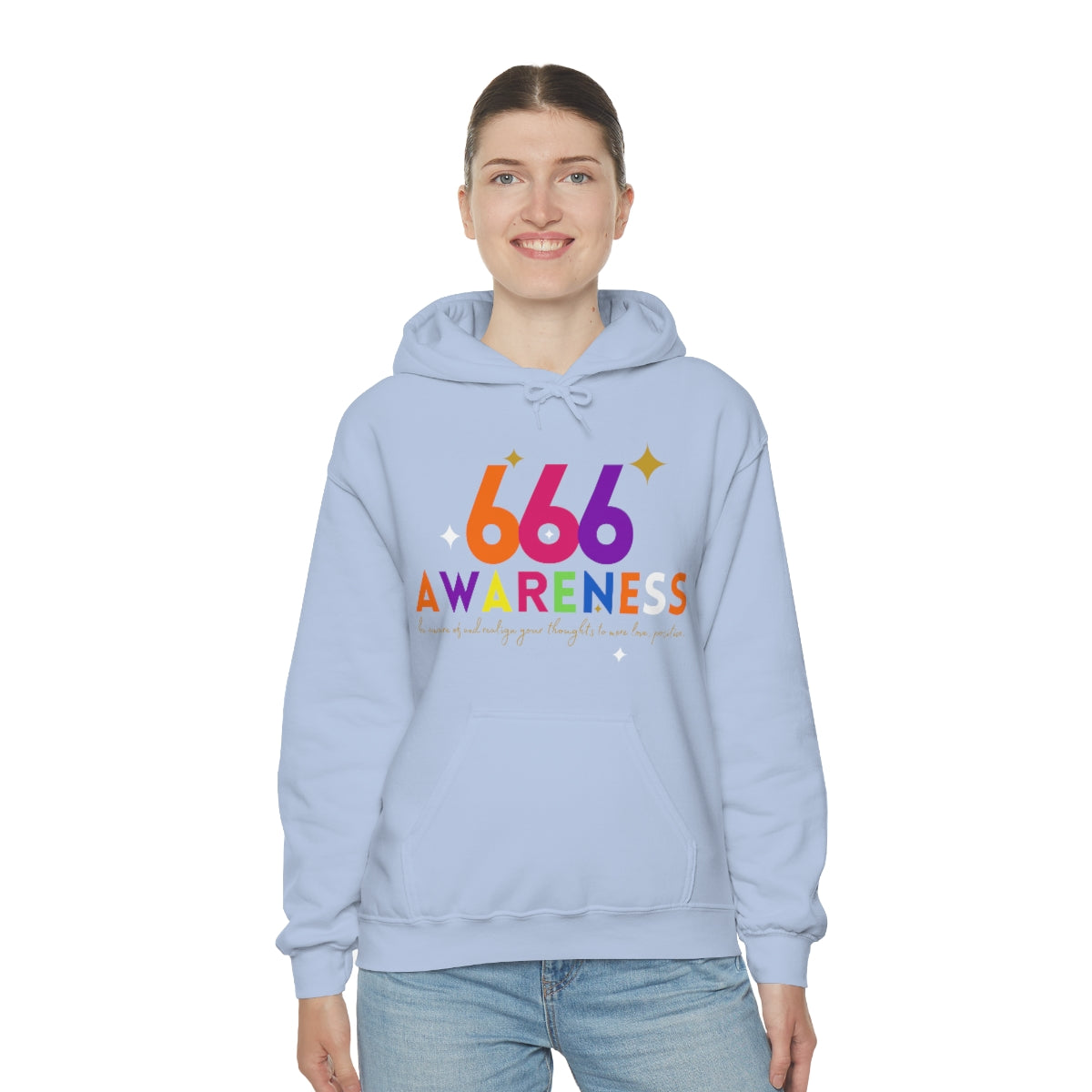 "666" Unisex Heavy Blend™ Hooded Sweatshirt