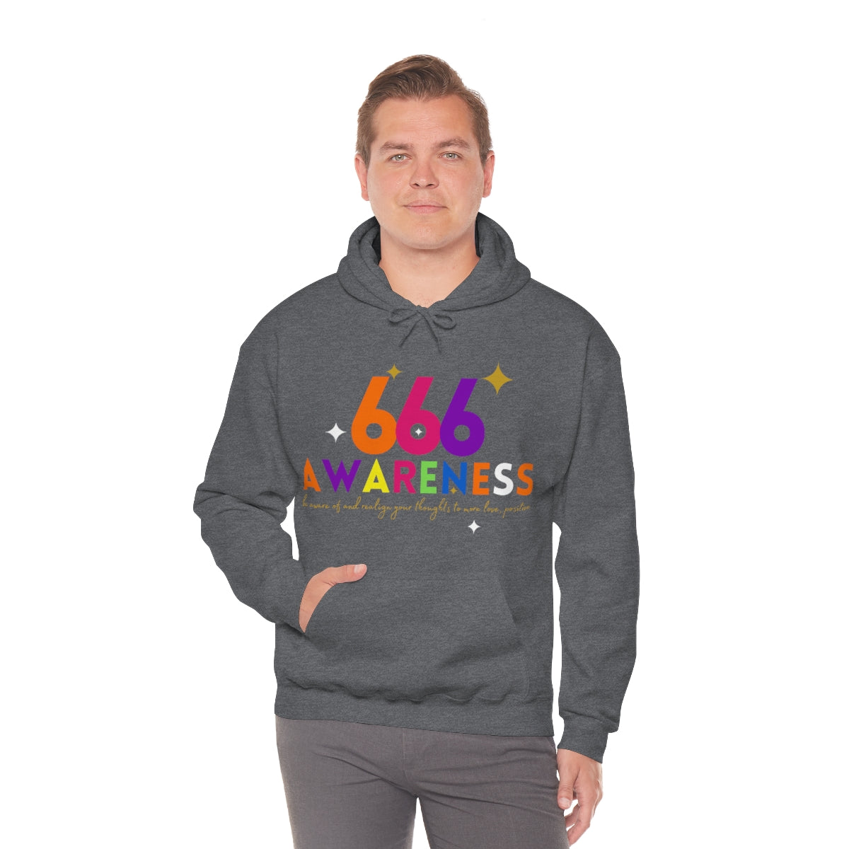"666" Unisex Heavy Blend™ Hooded Sweatshirt