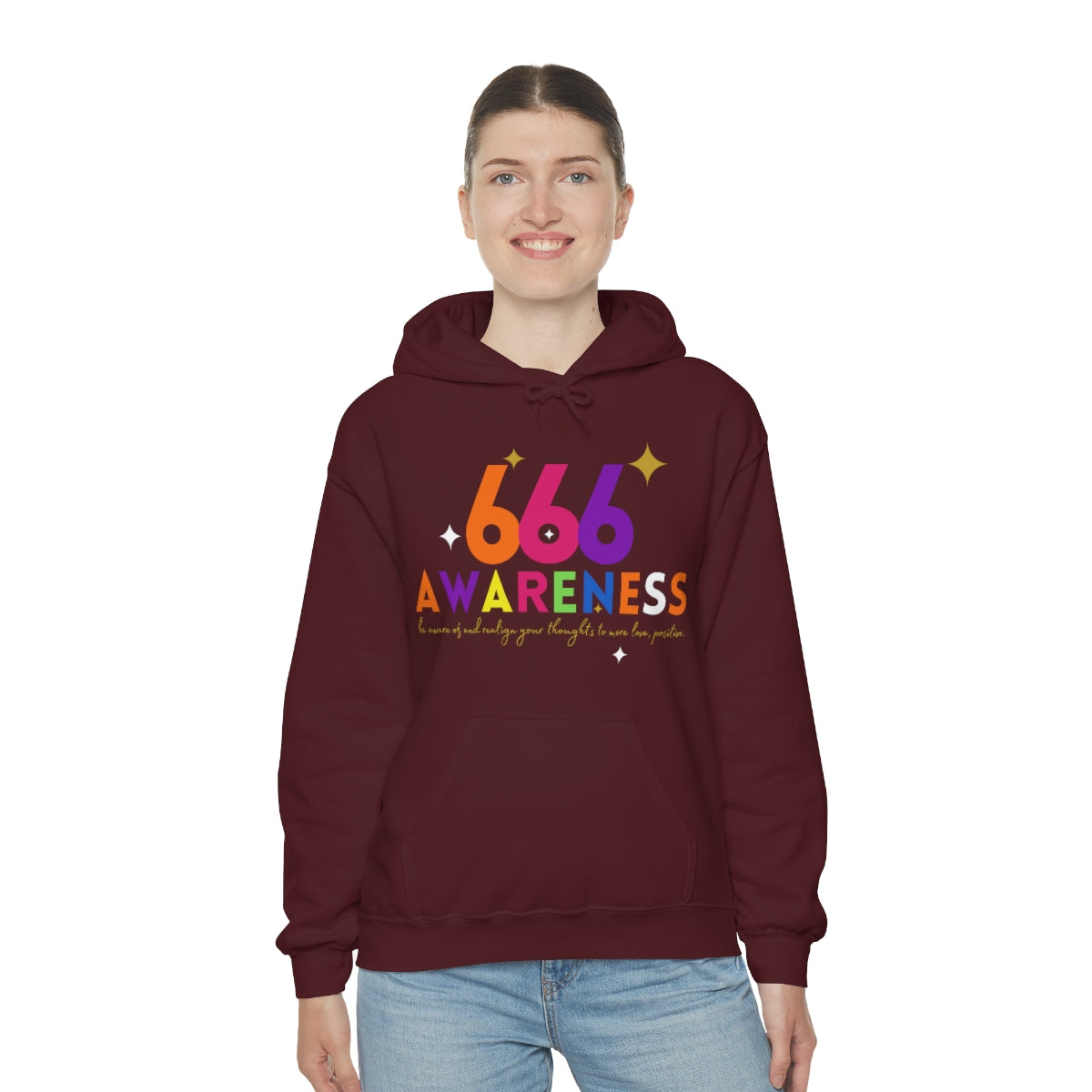 "666" Unisex Heavy Blend™ Hooded Sweatshirt
