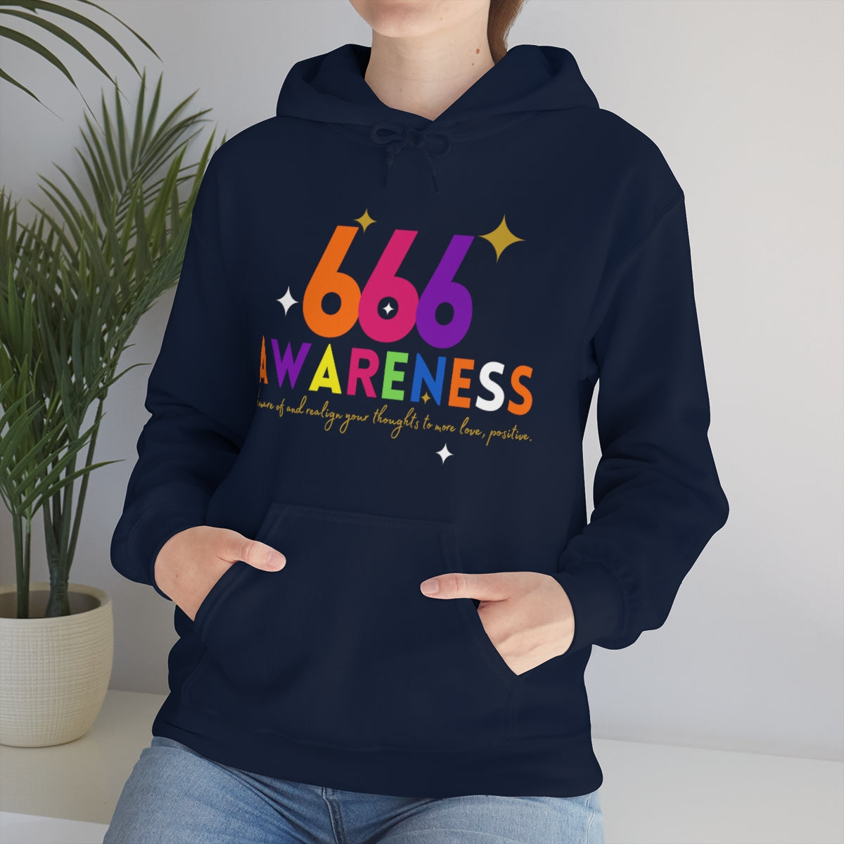 "666" Unisex Heavy Blend™ Hooded Sweatshirt