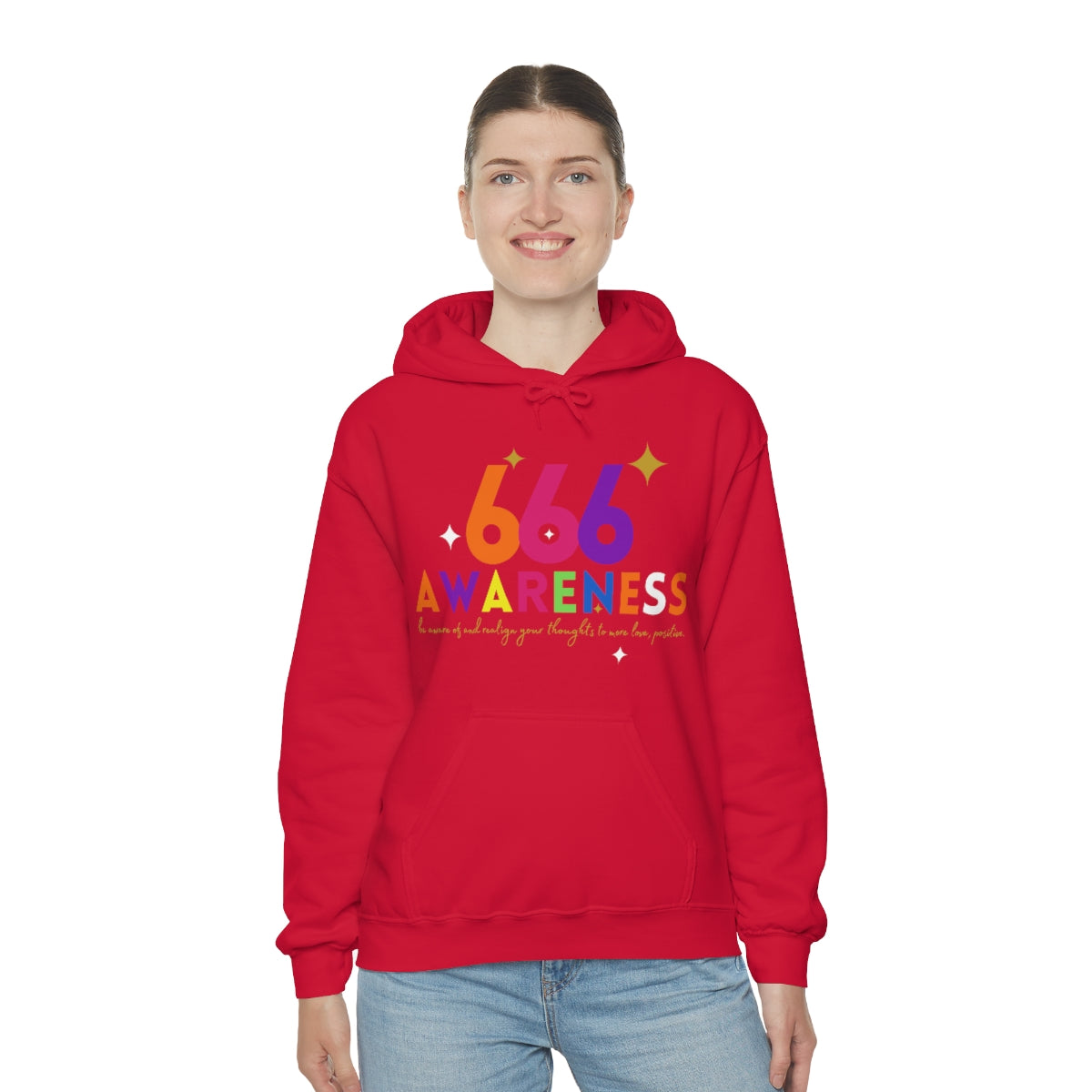"666" Unisex Heavy Blend™ Hooded Sweatshirt