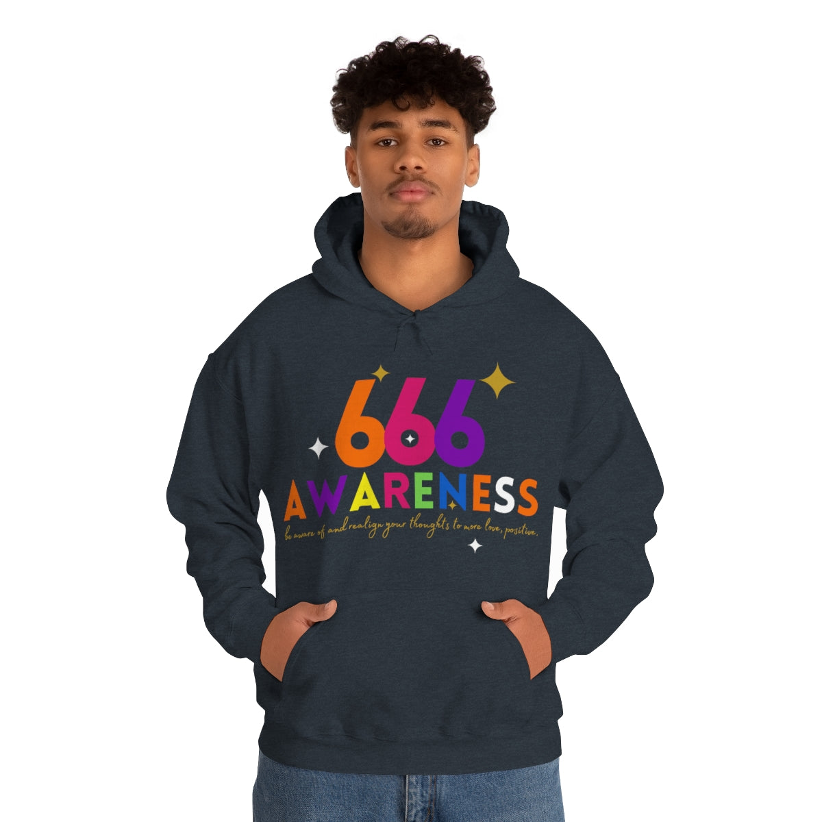 "666" Unisex Heavy Blend™ Hooded Sweatshirt