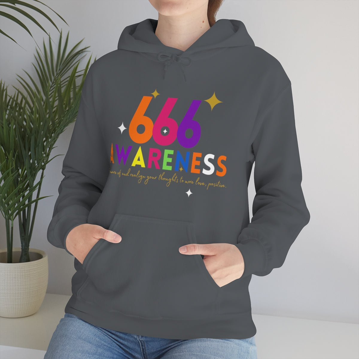 "666" Unisex Heavy Blend™ Hooded Sweatshirt