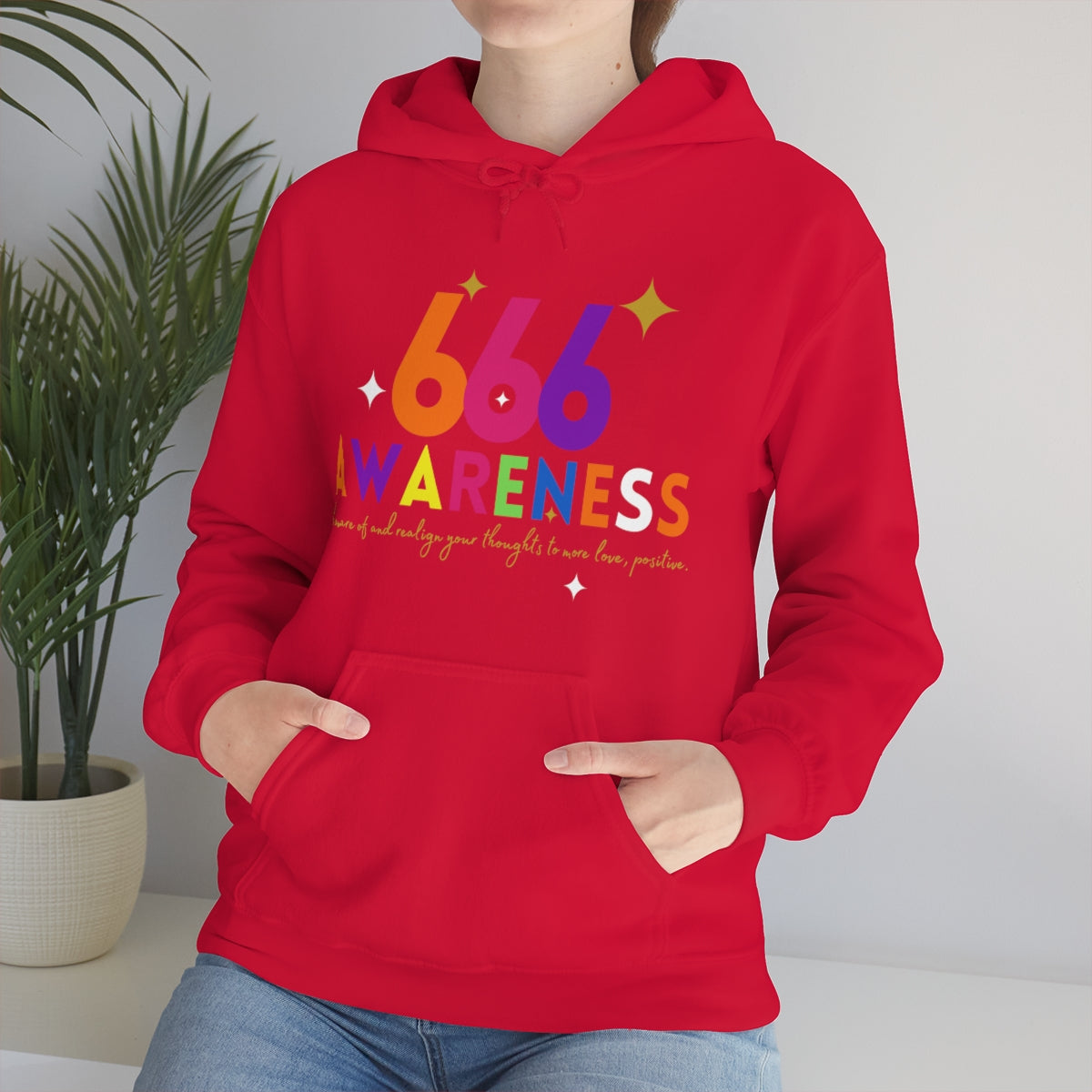 "666" Unisex Heavy Blend™ Hooded Sweatshirt
