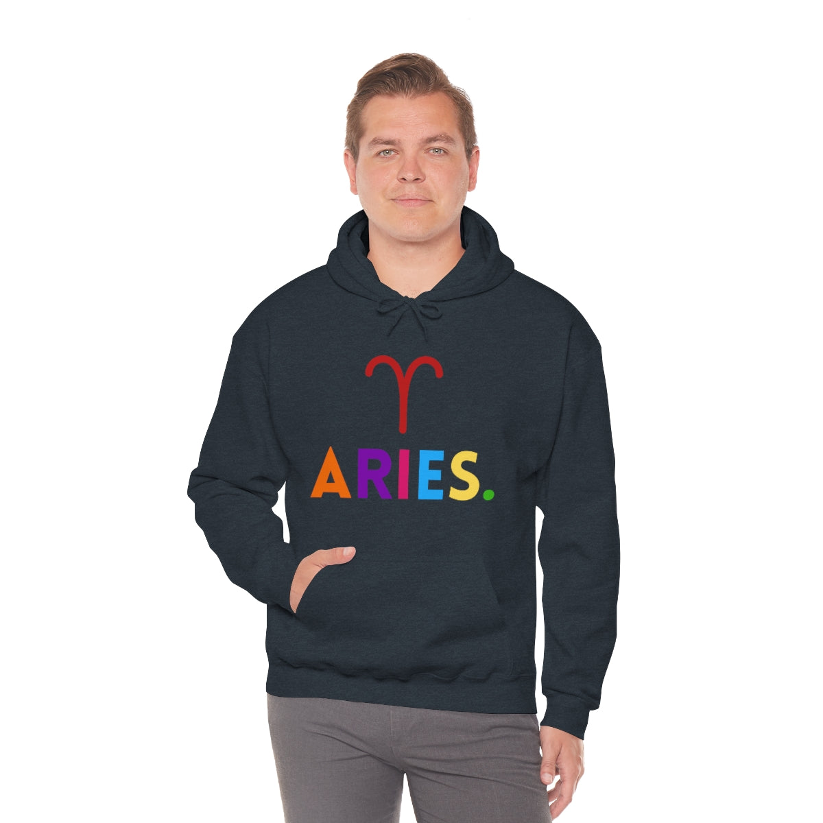"Aries" Unisex Heavy Blend™ Hooded Sweatshirt