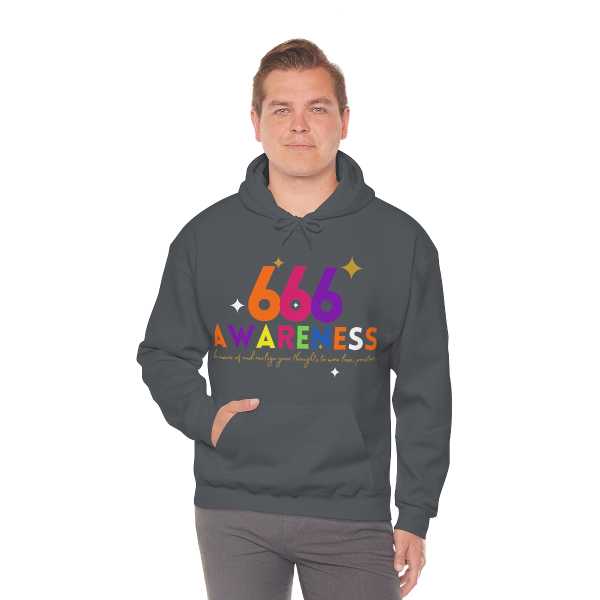 "666" Unisex Heavy Blend™ Hooded Sweatshirt