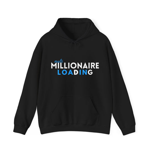 "Multimillionaire Loading" Unisex Heavy Blend™ Hooded Sweatshirt