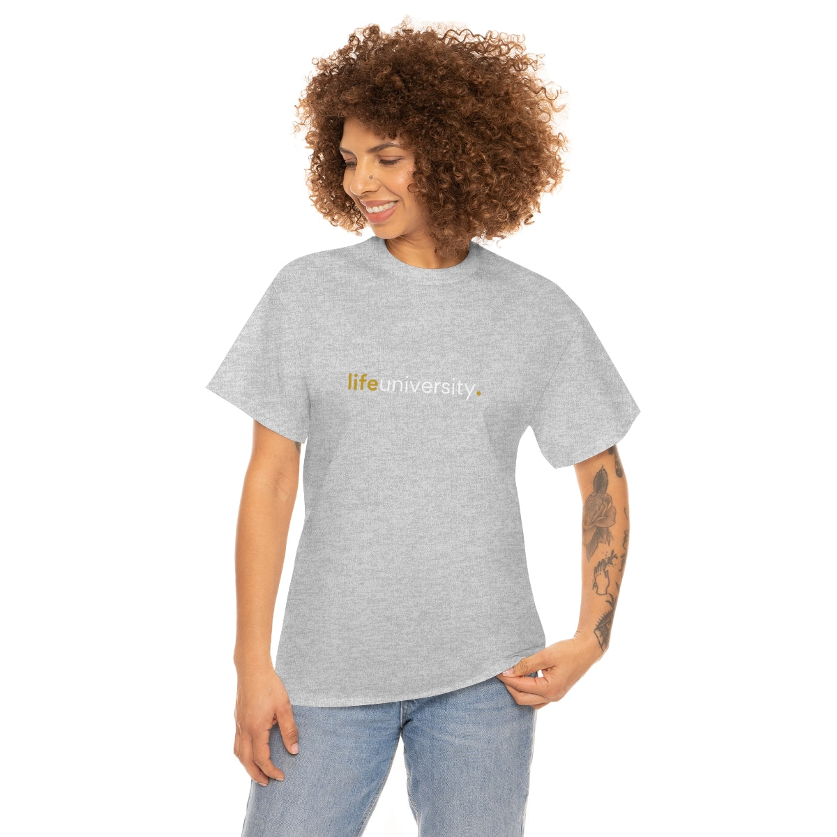 "life university" Unisex Heavy Cotton Tee