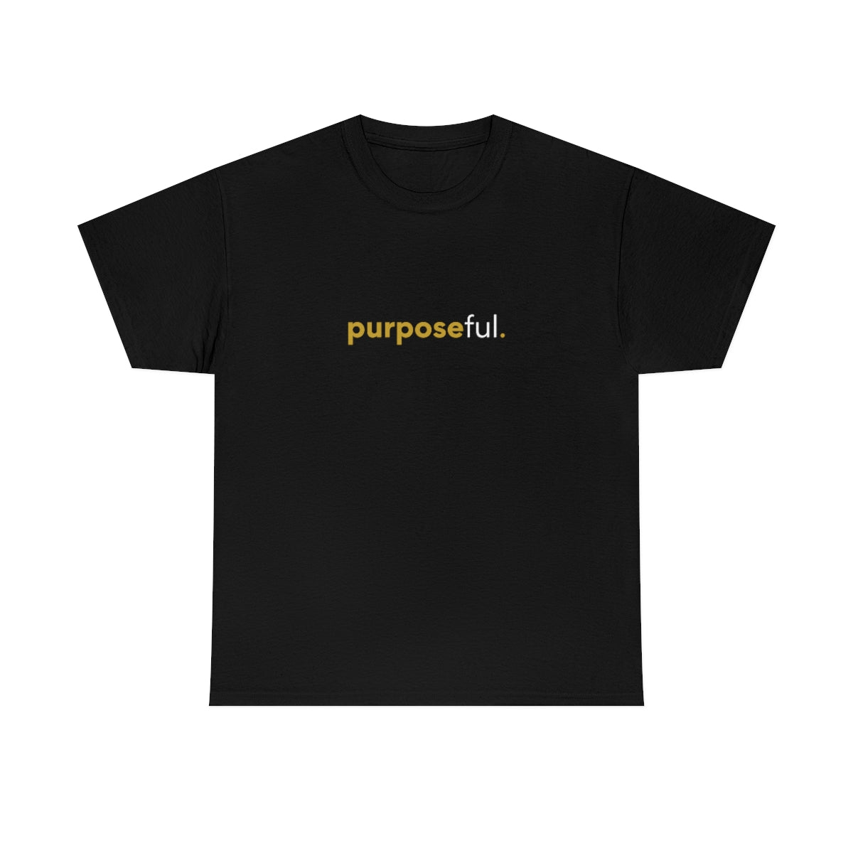 "purposeful" Unisex Heavy Cotton Tee