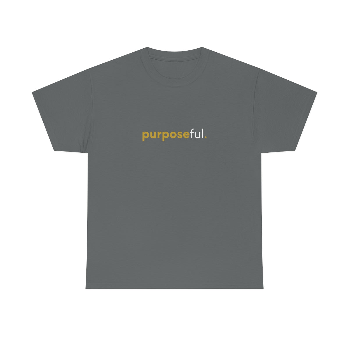 "purposeful" Unisex Heavy Cotton Tee