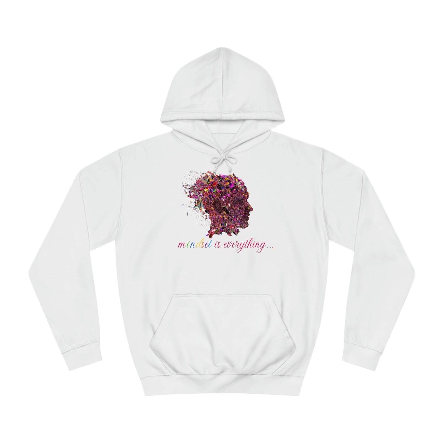 "Mindset is everything" Unisex College Hoodie